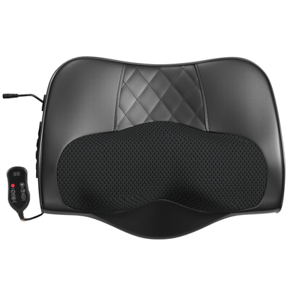 Multifunctional Neck Massage Pillow Cervical Massager Waist Back Shoulder Shiatsu Kneaded With Hot