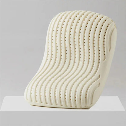 Natural Latex Pillow Cervical Vertebrae Health Care Orthopedic Anti Snore Massage, Ergonomic Support
