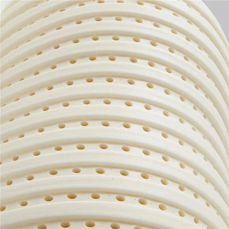 Natural Latex Pillow Cervical Vertebrae Health Care Orthopedic Anti Snore Massage, Ergonomic Support