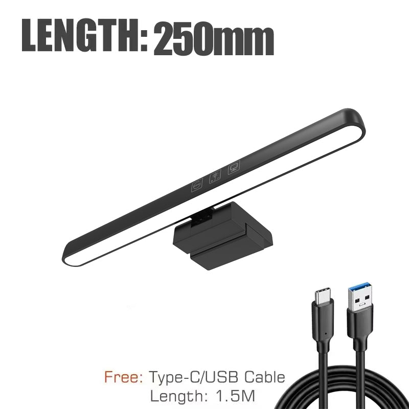 Dimmable LED Monitor Light Bar For Learning Reading And Work EyeCare Screen Hanging Lamp With Displ 7