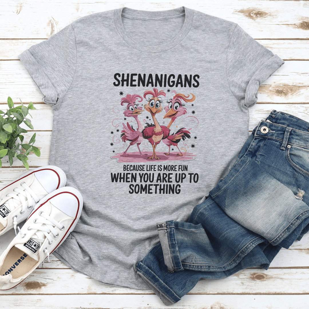 Shenanigans Because Life Is More Fun Tee 1