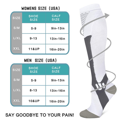 Brothock Medical Sport Compression Socks Men & Women for Running, Cycling, Travel & Varicose Relief
