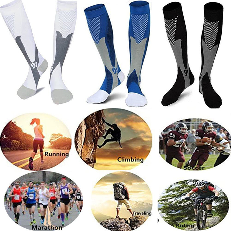 Brothock Medical Sport Compression Socks Men & Women for Running, Cycling, Travel & Varicose Relief