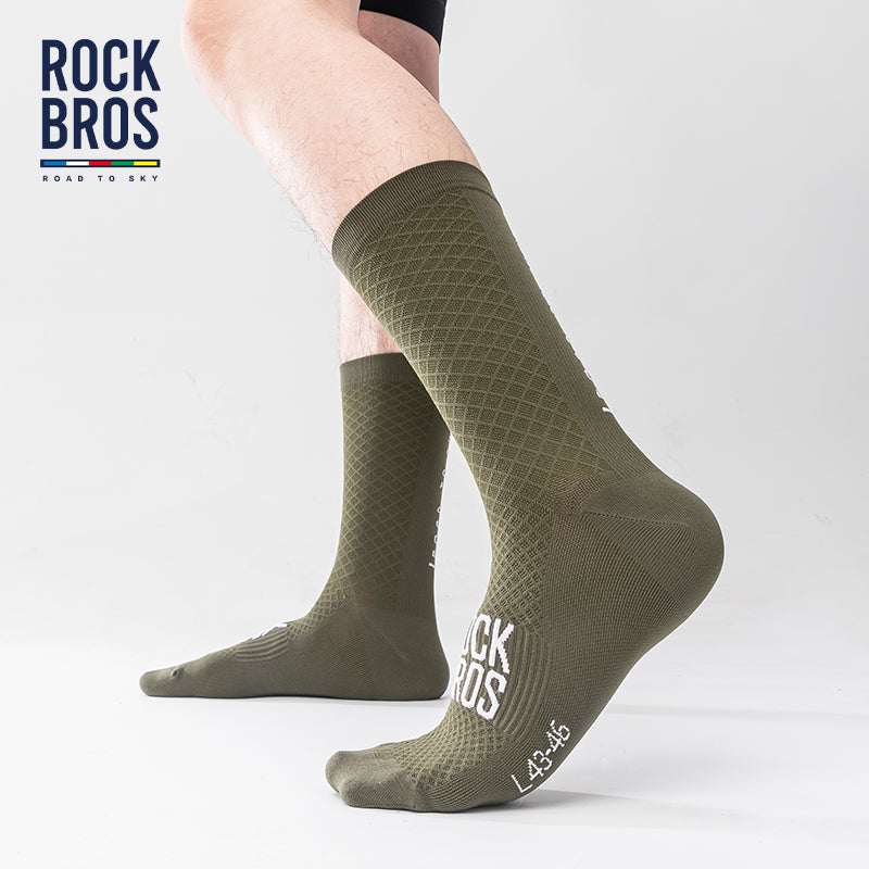 SKY Cycling Socks, High Elastic Breathable Sport Socks for Road Bike & MTB, Shock Absorbing Professional Performance