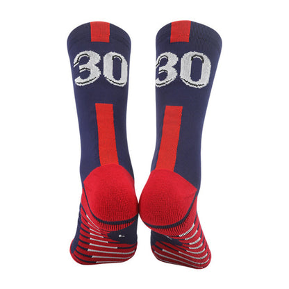 Breathable Yellow Kids Soccer Socks Blue Boys Girls Football Sports Socks for Men Outdoor Running Short Fast Drying