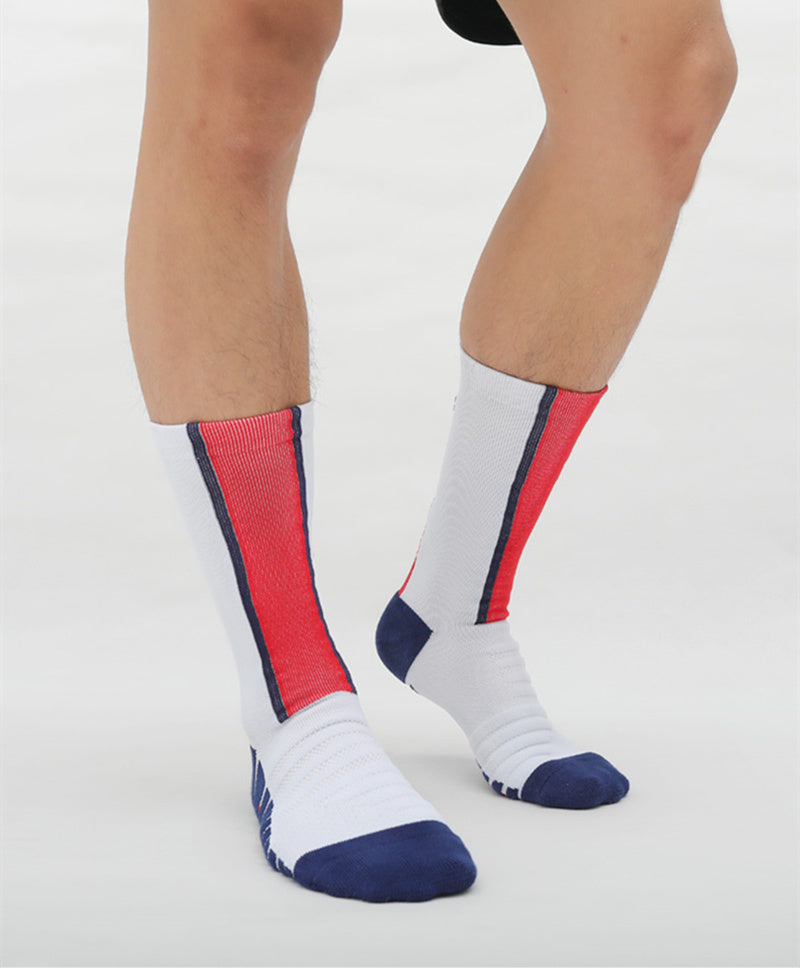 Breathable Yellow Kids Soccer Socks Blue Boys Girls Football Sports Socks for Men Outdoor Running Short Fast Drying