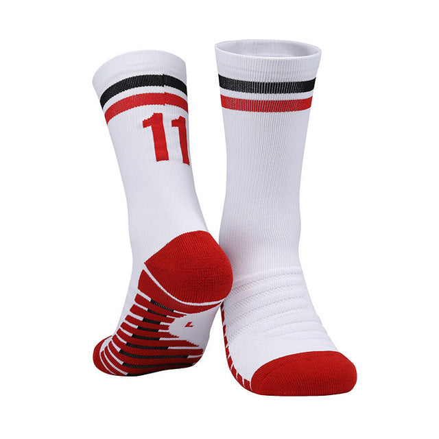 Breathable Yellow Kids Soccer Socks Blue Boys Girls Football Sports Socks for Men Outdoor Running Short Fast Drying