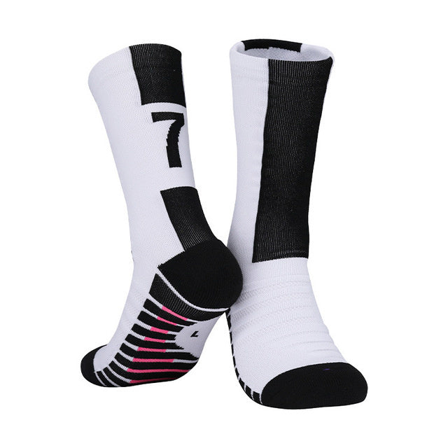 Breathable Yellow Kids Soccer Socks Blue Boys Girls Football Sports Socks for Men Outdoor Running Short Fast Drying