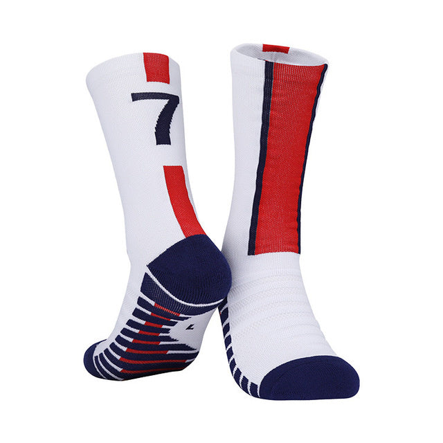 Breathable Yellow Kids Soccer Socks Blue Boys Girls Football Sports Socks for Men Outdoor Running Short Fast Drying