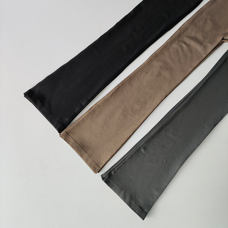 Seamless High Waisted Flared Leggings, Compression Pants for Outdoor Fitness, No Awkward Lines, Body Lifting Workout