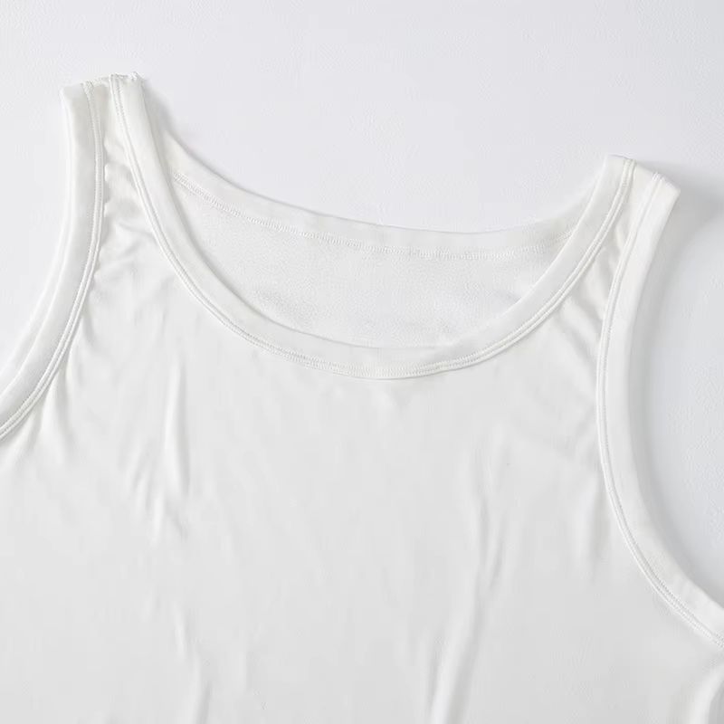 Mens Sports Vest Plus Size Vest Four Seasons Wear Black  White Vest Running Vest Leisure Vest For M 5