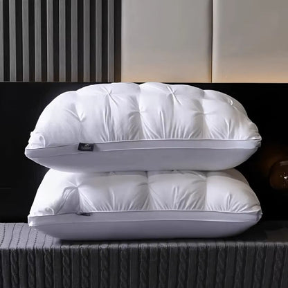 Luxurious 5Star Hotel Quality Pillow  Deep Sleep Neck Support NonCollapse Core 20x30 Inches 7