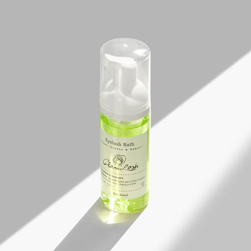 GLAMLASH 60ml Eyelash Foam Cleanser  No Tears Formula With Fruit Scent For Lash Extensions 6