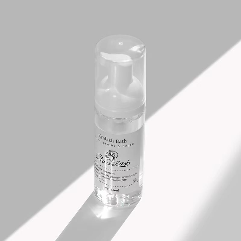 GLAMLASH 60ml Eyelash Foam Cleanser  No Tears Formula With Fruit Scent For Lash Extensions 7