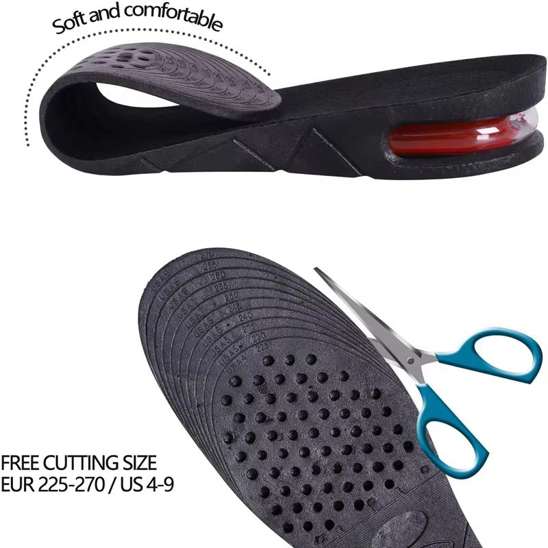 Height Increase Insoles  Invisible Heightening Inserts With Air Cushion For Comfortable Shoe Lift 1