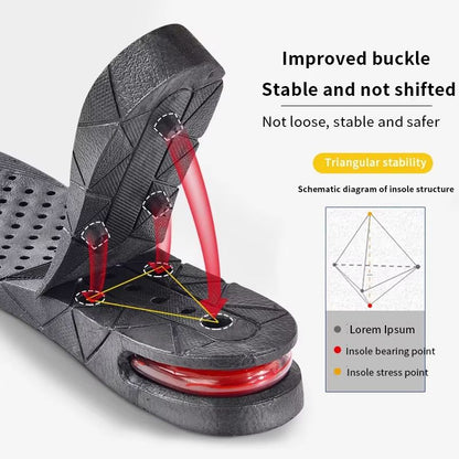 Height Increase Insoles  Invisible Heightening Inserts With Air Cushion For Comfortable Shoe Lift 3
