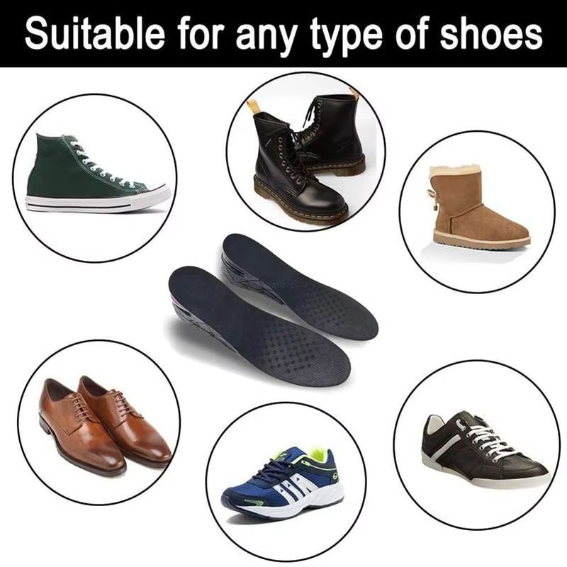Height Increase Insoles  Invisible Heightening Inserts With Air Cushion For Comfortable Shoe Lift 4