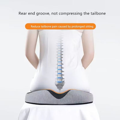 Memory Foam Hemorrhoid Cushion  Sciatica  Tailbone Pain Relief Seat Cushion For Office  Travel 2