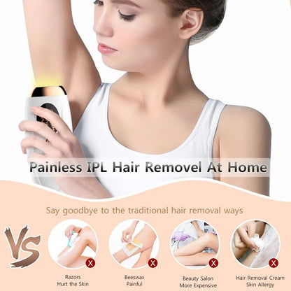 Permanent Laser Epilator With 999999 Flashes  Professional Painless Laser Hair Removal Machine For  1