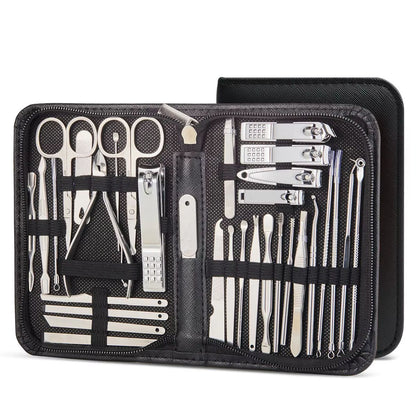 832pcs Professional Manicure Set  Stainless Steel Pedicure Kit With Nail Scissors Cutters And Beaut 9