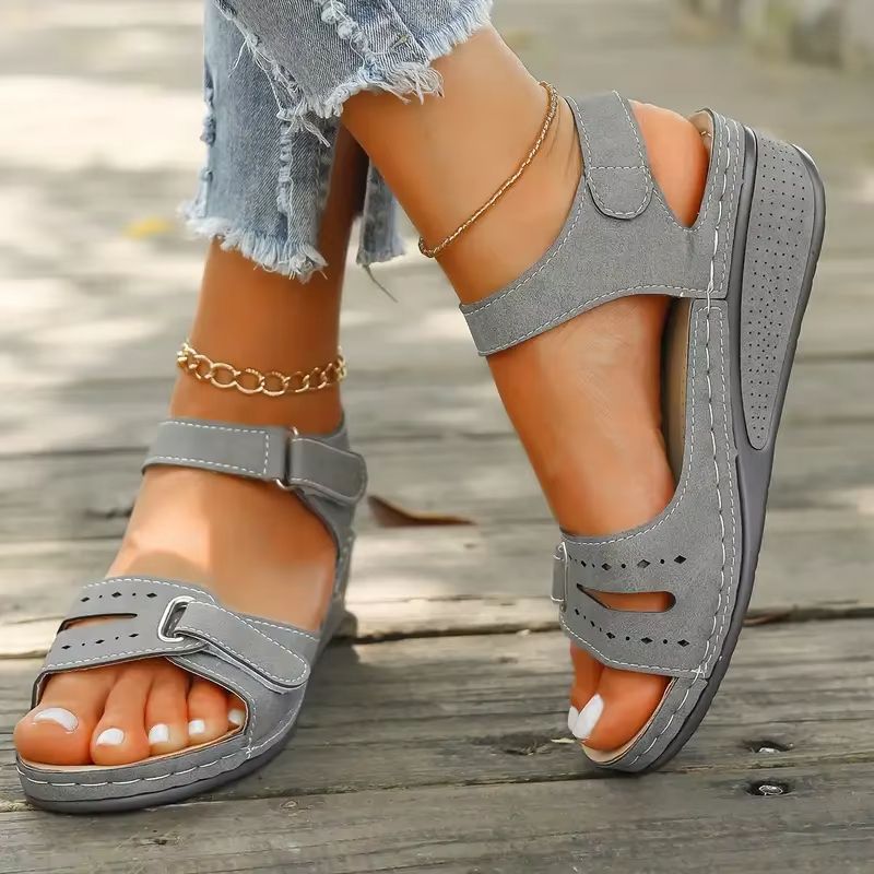 2024 New Soft Womens Sandals  SlipOn Open Toe Walking Shoes For Party  Casual Wear 6