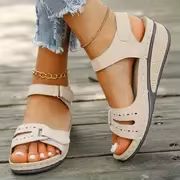 2024 New Soft Womens Sandals  SlipOn Open Toe Walking Shoes For Party  Casual Wear 7