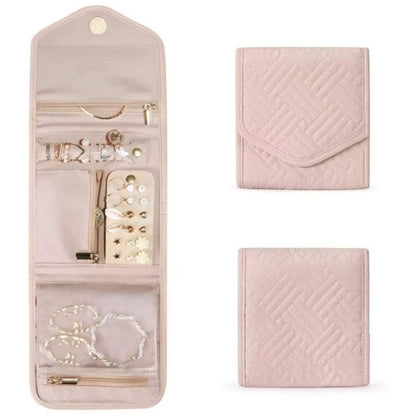 Foldable Jewellery Roll Organizer  Convenient Jewellery Bag For Travel Display And Home Use 3