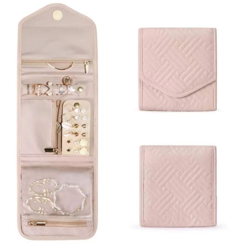 Foldable Jewellery Roll Organizer  Convenient Jewellery Bag For Travel Display And Home Use 8