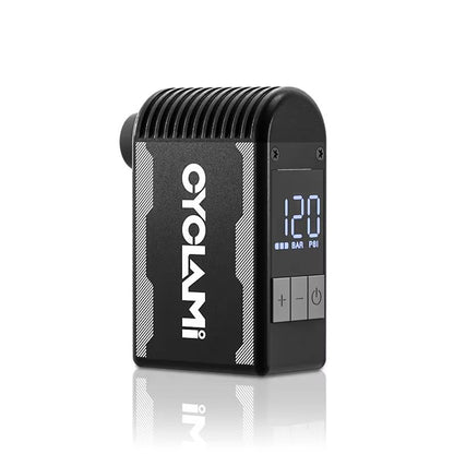 CYCLAMI 120PSI Portable Bike Electric Air Pump  Schrader  Presta Valve MINI Compressor For Fast Tir 5