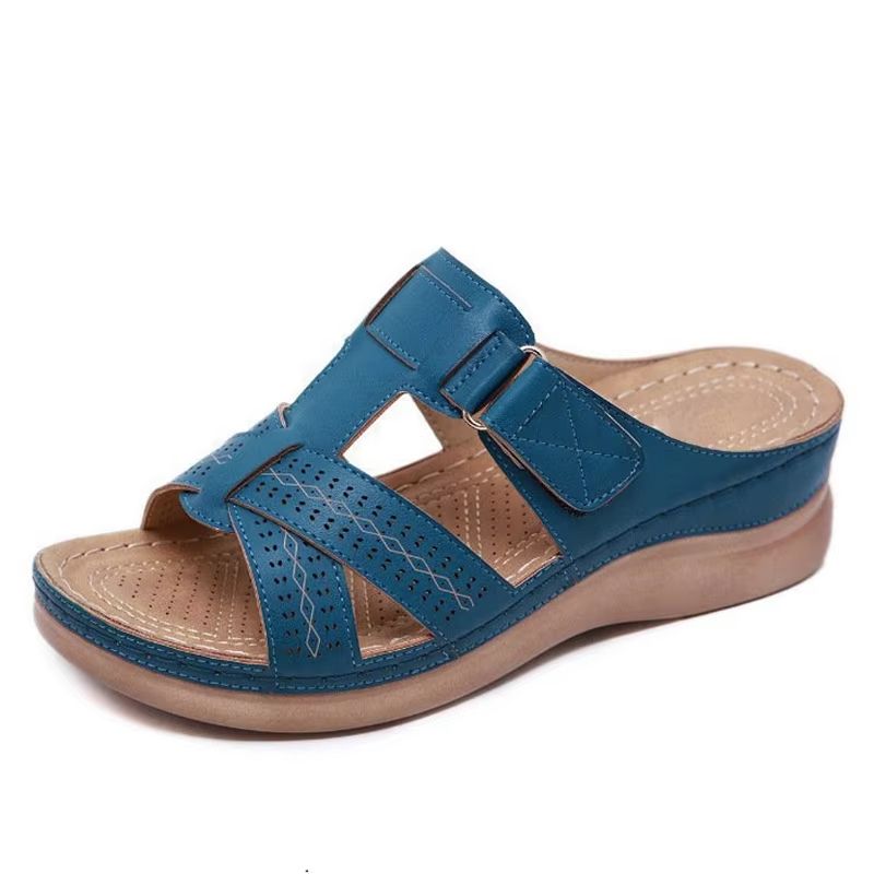 Summer Womens Wedge Sandals  Premium Orthopedic Open Toe Casual Platform Slippers With AntiSlip Des