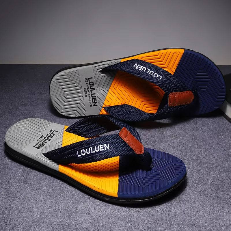 Mens AntiSlip Flip Flops  Comfortable Breathable Summer Beach Slippers 3