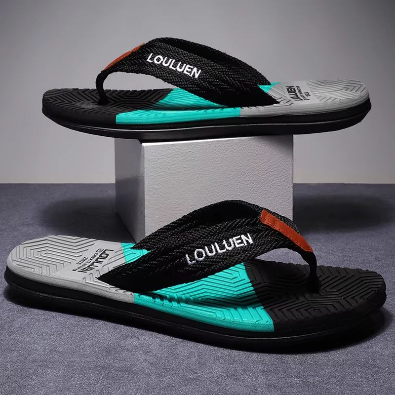 Mens AntiSlip Flip Flops  Comfortable Breathable Summer Beach Slippers 6