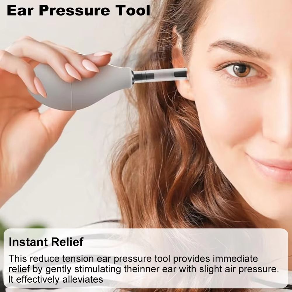 2PCS Portable Silicone Ear Pressure Relief Tool For Headaches  Tension Reducing Inner Ear Pressure  3