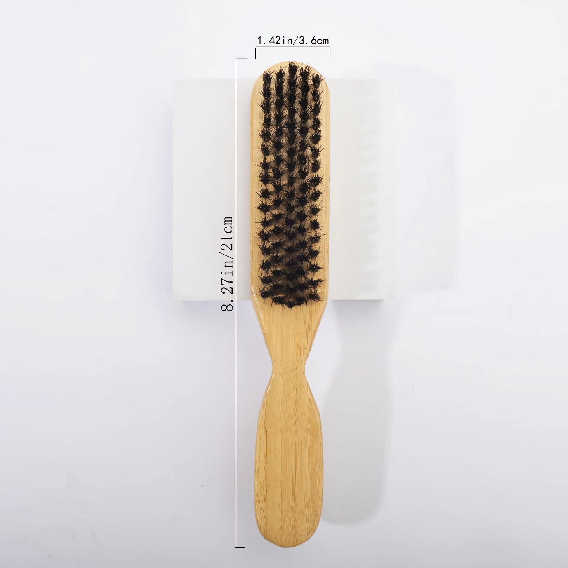 Boar Bristle Slick Back Hair Brush  Sleek Ponytail  Bun Styling Tool For Smoothing Baby Hairs Flyaw 11