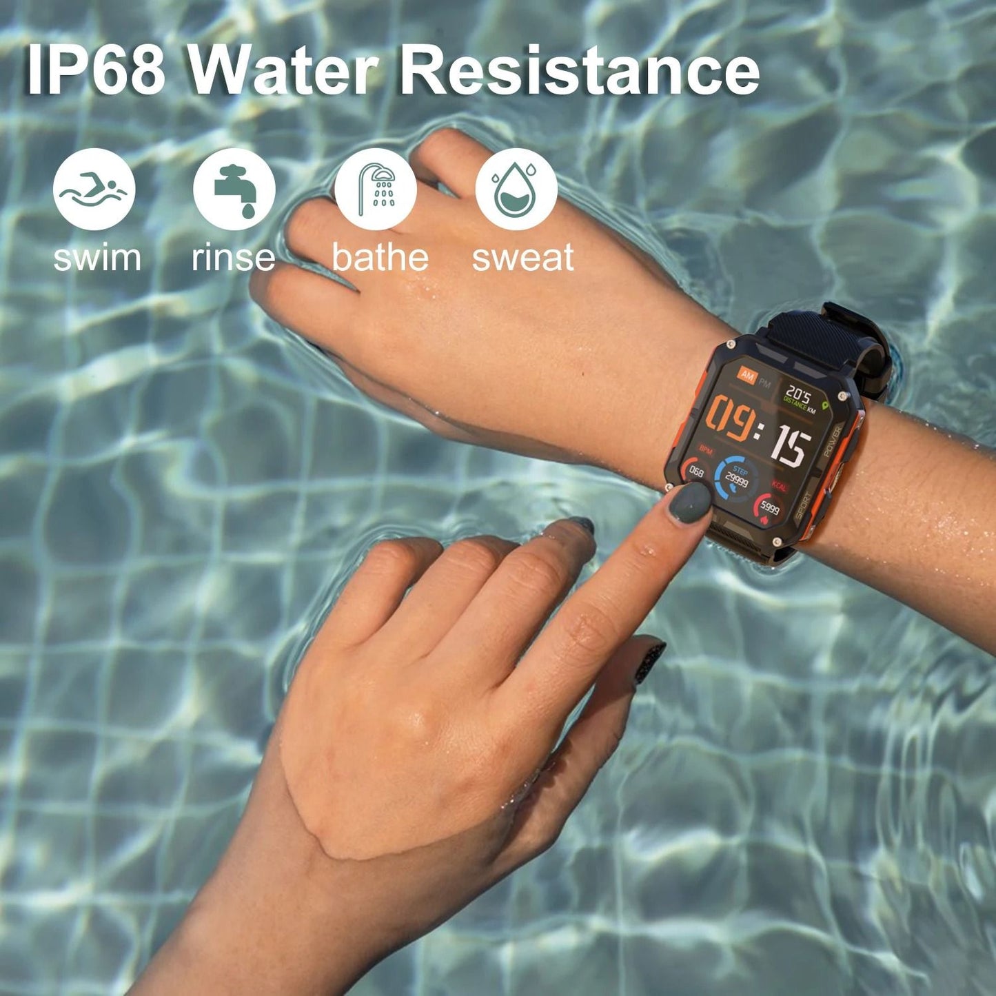 C20 Pro Smart Watch With Voice Assistant And Wireless Call 2