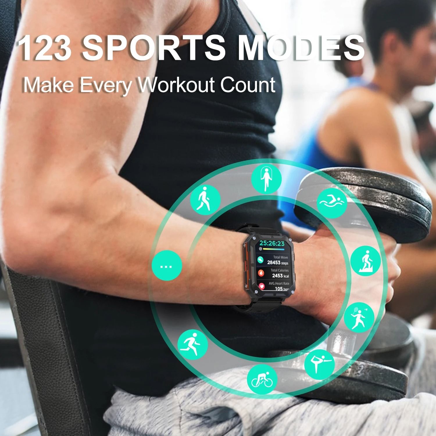 C20 Pro Smart Watch With Voice Assistant And Wireless Call 5