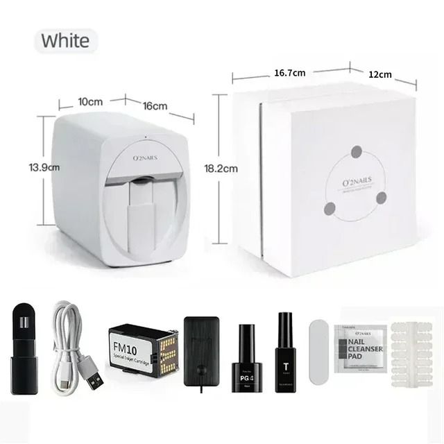 Smart Nail Printer With 3D Wireless Nail Art And Ink Cartridge 8