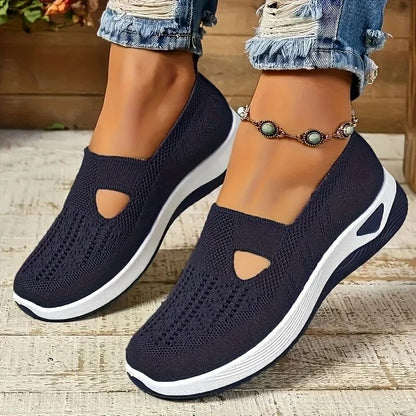 Womens Breathable Mesh Walking Shoes With Lightweight PVC Sole 2