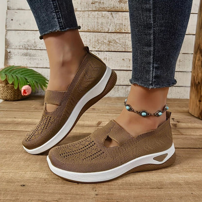 Womens Breathable Mesh Walking Shoes With Lightweight PVC Sole 11