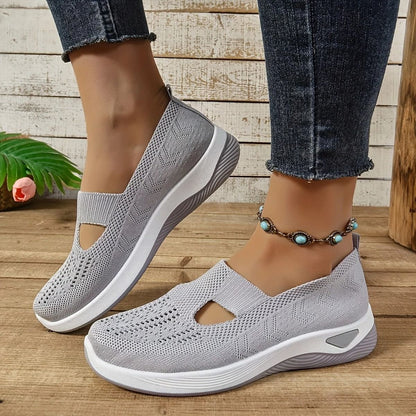 Womens Breathable Mesh Walking Shoes With Lightweight PVC Sole 7