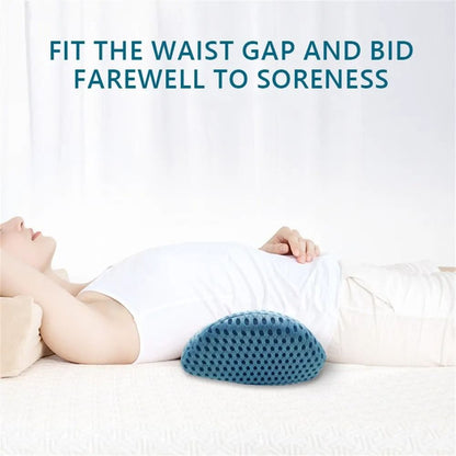 Breathable Memory Foam Lumbar Support Pillow For Car Seat And Bed Comfort 4