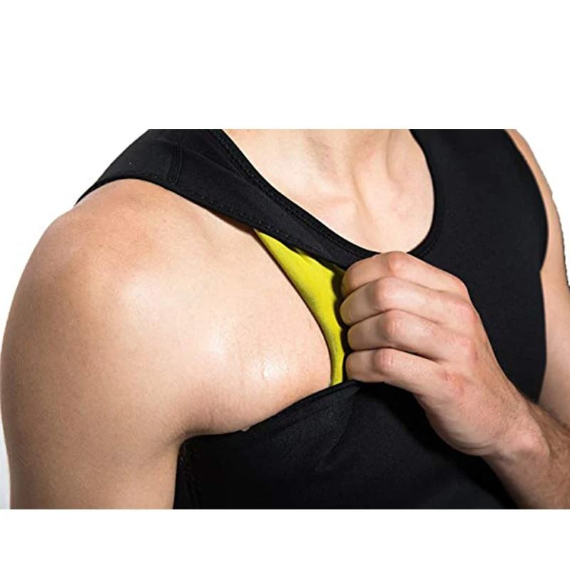 Mens Sauna Waist Trainer Slimming Tank Top With Sweat Compression For Workout  Fat Burn 1
