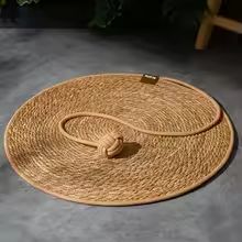Natural Rattan Cat Scratcher Mat  Furniture Protector  Nail Care 7