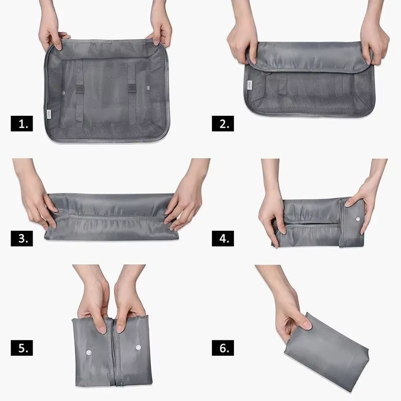 7 Piece Travel Packing Cubes Set Organizer And Compression Bags 3
