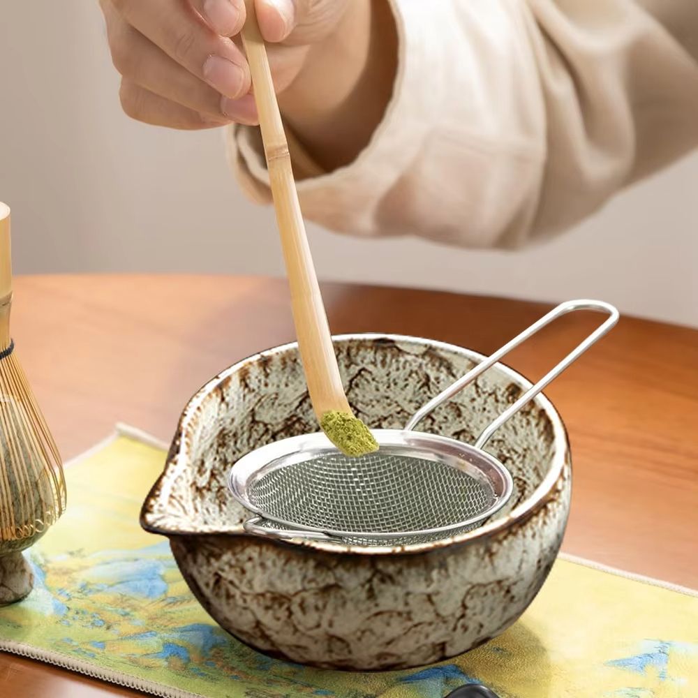 6 Piece Japanese Matcha Tea Set With Bamboo Whisk Bowl  Accessories 3