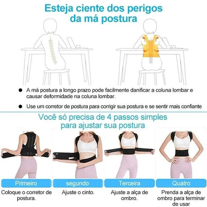 Adjustable Breathable Posture Corrector With Universal Fit For Back Support And Pain Relief 3