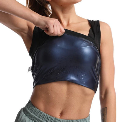Mens Neoprene Sauna Sweat Vest With Waist Trainer And Slimming Compression Support 2