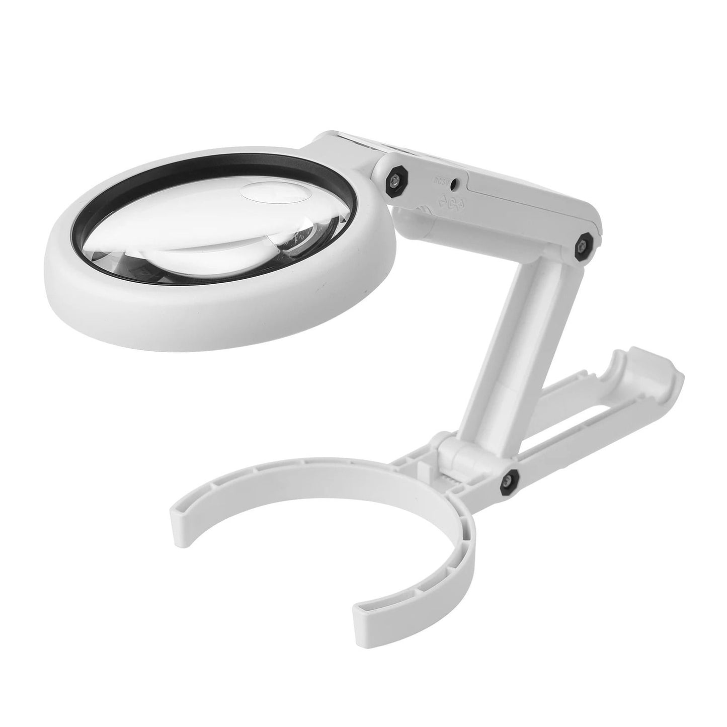 LED Magnifying Glass with Stand and USB Power for Crafting and Watch Repair