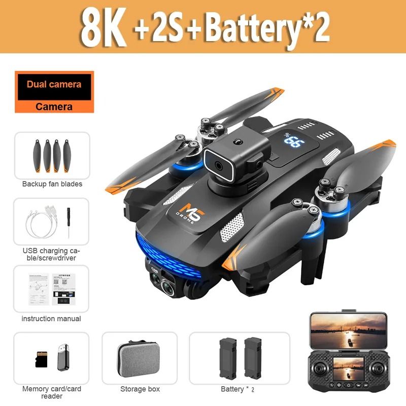 Xiaomi M6 8K Camera Drone With 5G FPV Video And Screen Remote Control Quadcopter For Aerial Photogr 9