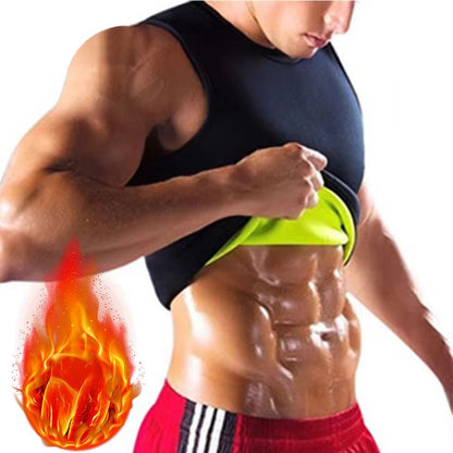 Mens Slimming Waist Trainer Vest Body Shaper Tank Top